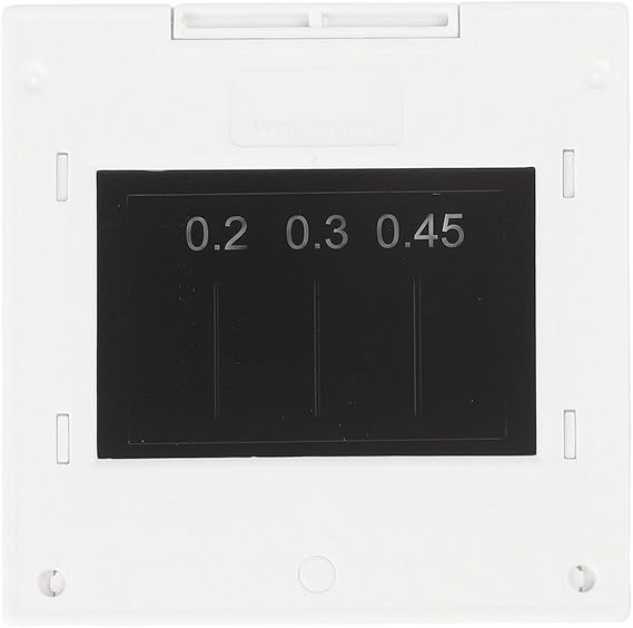 Optical Diffraction Grating Set 50x50mm Includes Single Triple Slit Circular Aperture for Science Experiments(Double Slits)
