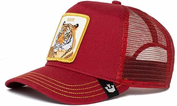 Goorin Animal Farm Red Tiger Tiger Limited Edition Snapback Baseball Cap Trucker Hat, Limited Edition,