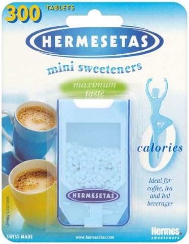 Hermesetas Mini Sweeteners 300 Tablets 4.5 g (Pack of 12 x 300 s)