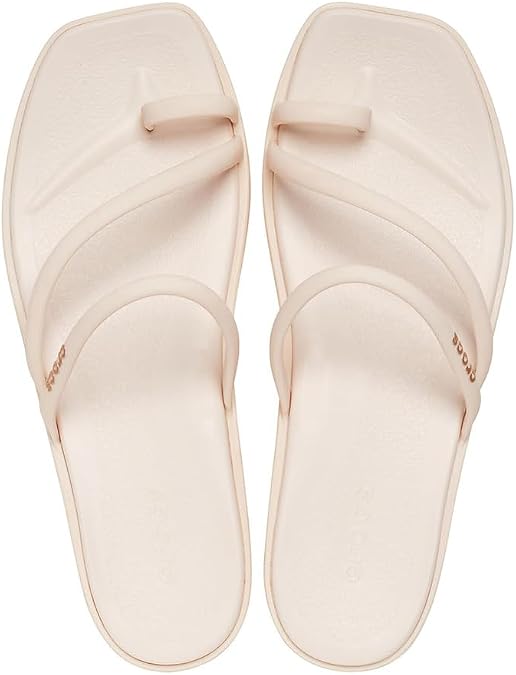 Crocs Women's Miami Toe Loop Sandal Flat Sandals