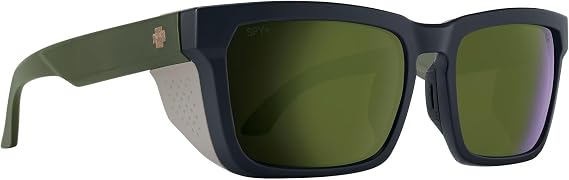 SPY Optic Helm Tech, Full Cover Square Sunglasses, Color and Contrast Enhancing Lenses