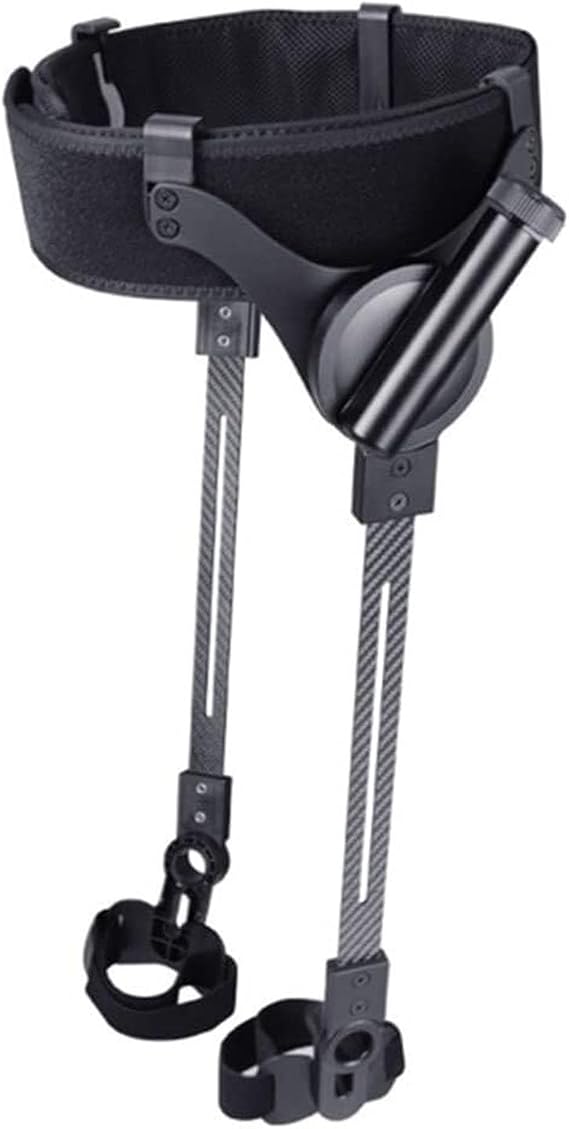 Exoskeleton, Power Walking Aid, 3 Level Adjustable Strength, Legs Rehab Training Equipment for Stroke Recovery Hemiplegia Elderly Mobility Training, Hiking Assist