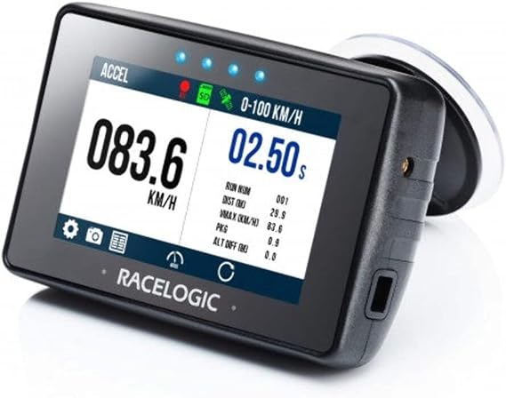 VBOX Performance Box Touch GPS Performance Meter & Lap Timer 4.3 Touchscreen, Live Slope Correction, 25 Hz Data Logging, Track & Road, RLPBT-V2