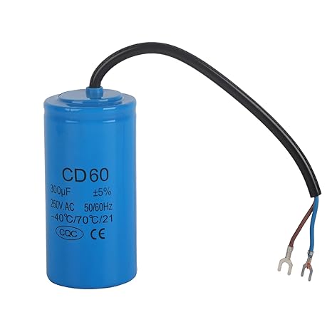 Thincol CD60 250V 300uf Round Copper Capacitor, Motor Starting Capacitor