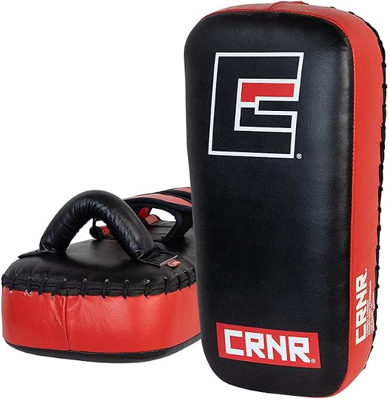 Combat Corner Pro Muay Thai Pads for Training | MMA Training Kick Pads | Ideal for Karate, Muay Thai Kick, Coaching Kick Boxing, Sparring, Dojo, Martial Arts