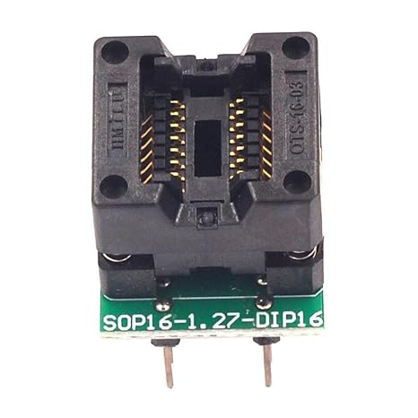 High Precise Programming Seat SOP16 to DIP16 IC Socket Adapter for Reliable IC Socket Programming Tasks Project