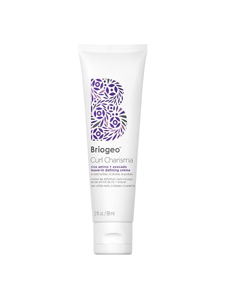 Briogeo Curl Charisma Rice Amino + Avocado Leave-In Defining Creme, Anti Frizz Hair Styling Moisturizer, Leave In Cream for Wavy, Curly, Coily Hair, Boosts Hydration, Vegan, Cruelty-Free