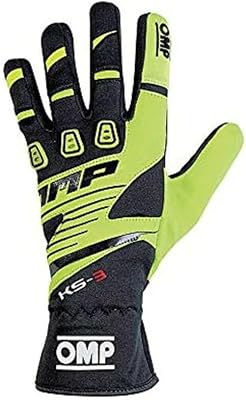 OMP - KS-3 Gloves YellowBlack - Size XL KB0-2743-B01-059-XL