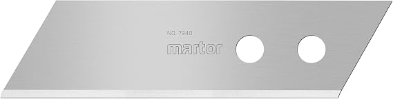 MARTOR 10x Foam Cutter Replacement Blade 18 mm, Steel, Safety Knife