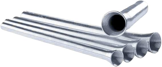 ICOOL 5pcs Spring Tubing Benders Set 1/4, 5/16, 3/8, 1/2, and 5/8 Inch | for Soft Copper, Brass, Aluminum and Thin Wall Steel Tubing