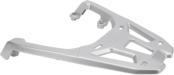 Motorcycle Rear Luggage Rack Aluminum Alloy Convenient Storage Cargo Holder Bracket for SYM Husky ADV 150 2023 2024 (Silver)