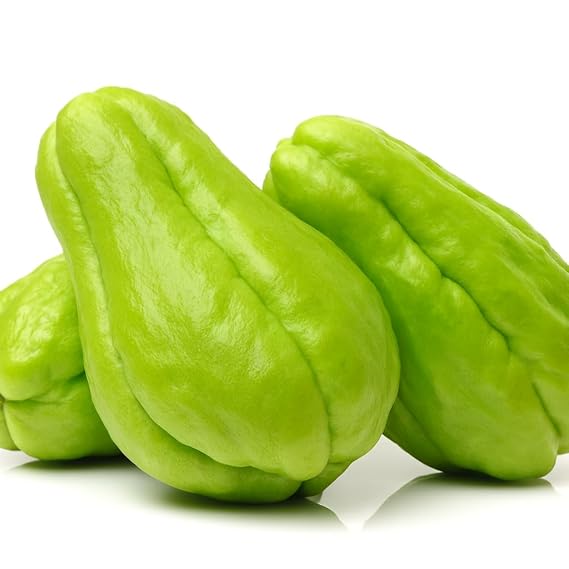 Fresh Chayote, 3 lb, Market-Fresh Mirliton, Choko, Sechium edule