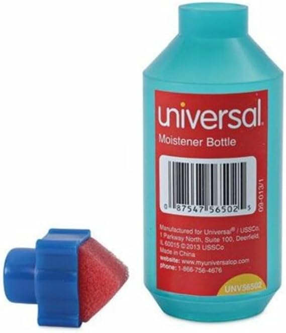Universal Squeeze Bottle Moistener, 2 Oz, Blue