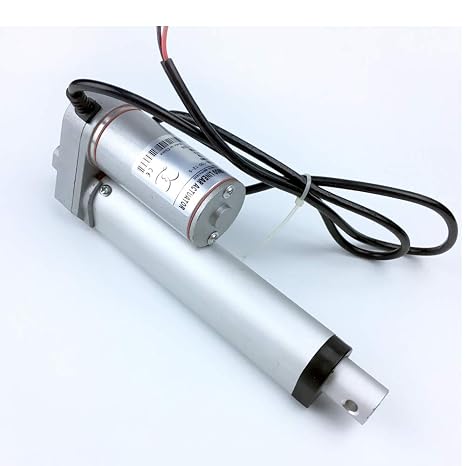 12V 24V 100MM 4 Inch Stroke Linear Actuator with Mounting Brackets (12V, 100M/S 90N)