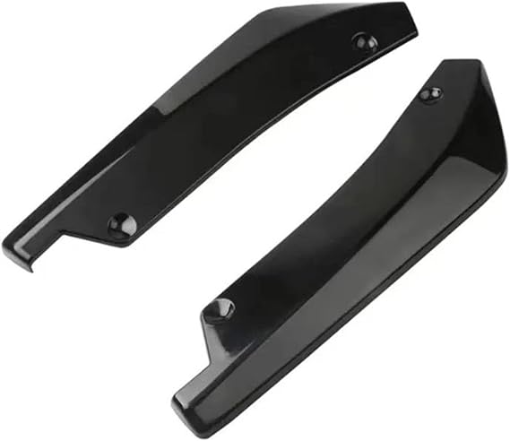 For Civic For Type-R For Type-S For Mugen EK9 EP3 FD2 FN2 RR RC GT FK2 FK8 Rear Bumper Lip Wrap Angle Diffuser Splitter Canard Spoiler Rear Spoiler Wing(Black)