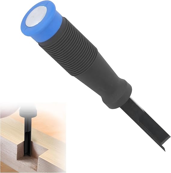 L Corner Chisel, Right Angle Chisel, Mortise Chisel, Woodworking Corner Chisel, Hinge Recess Corner Wood Chisel Tool, Wood Chiseling Tool for Woodworking Slotting Cutting