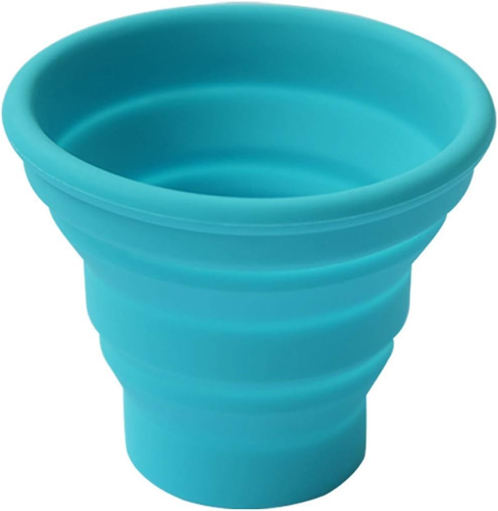Ecoart Silicone Collapsible Travel Cup for Outdoor Camping and Hiking 1 Pack