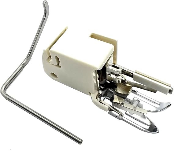 DREAMSTITCH 202137009 9mm High Shank Even Feed Presser Foot Walking Foot for Janome, Elna Sewing Machine