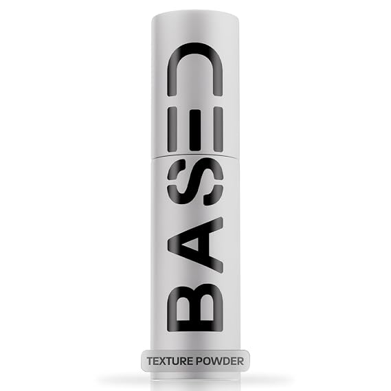 BASED Hair Texturizing Powder, Lightweight & Volumizing Hair Styling Powder with Matte Finish, Add Texture to Hair with Medium Hold, For Short to Medium Hair, (1.69oz Bottle, 2.5 Gram Fill, Pack of 1)