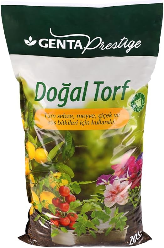 Genta Prestige Doğal Toprak Torf 20 Lt
