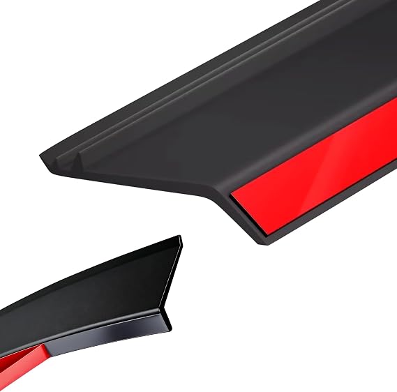 3M/5M Black Door Rain Drip Edge for Windows Sill Strips Rain Deflector, Self-Adhesive Window Gap Water Barrier, Door and Window Rain Drip Guard, Weather Resistance for Indoor Outdoor (5.5cm,5M)