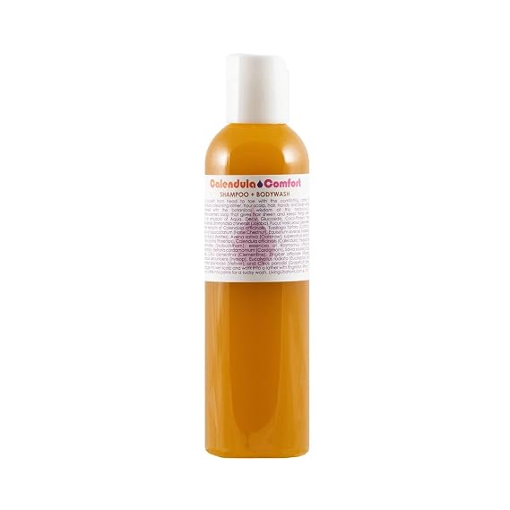 LIVING LIBATIONS - Calendula Comfort Shampoo + Bodywash | Natural, Wildcrafted, Vegan Clean Beauty (120 mL)