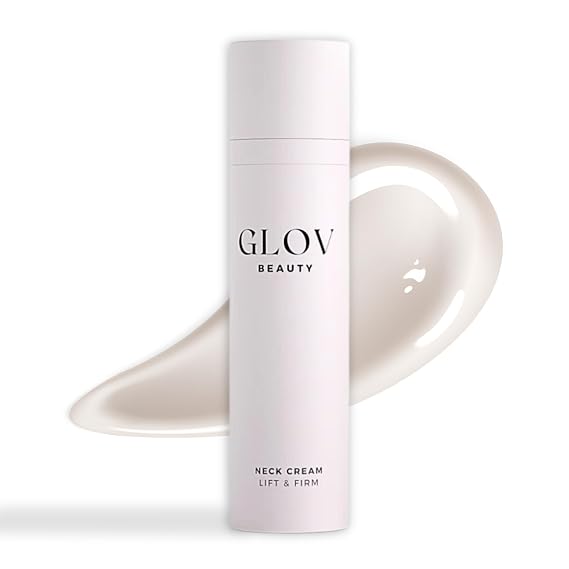 Glov Beauty - Lift & Firm Neck Cream - Anti-Aging Neck & Decollete Cream for Wrinkles, Sagging Skin & Tightening - With Shea Butter, Niacinamide & Hyaluronic Acid - All Skin Types