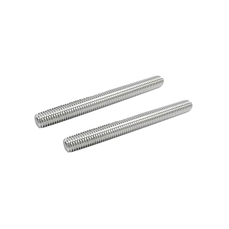 Quickun 304 Stainless Steel Fully Thread Rod, M5-2.0 Thread Pitch, 100mm Length, Right Hand Threads (Pack of 2)