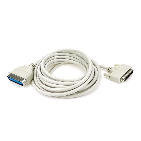 DB25 to Centronics Cable 4.5M Male to Male Parallel Printer