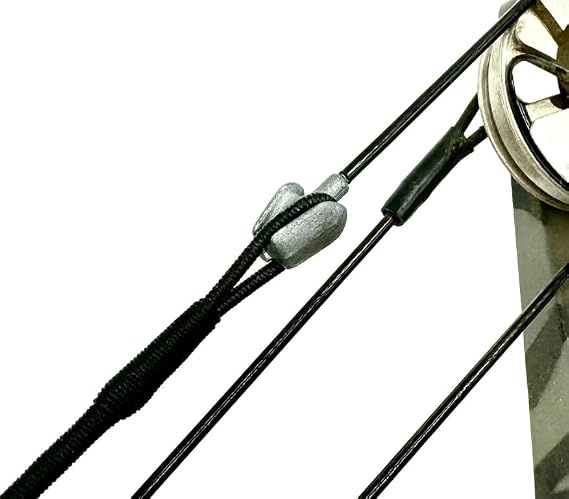 Generic Tear Drop Compound Bowstrings - 652 Premium 20 Strands - Teardrop Compound Bowstrings, Black