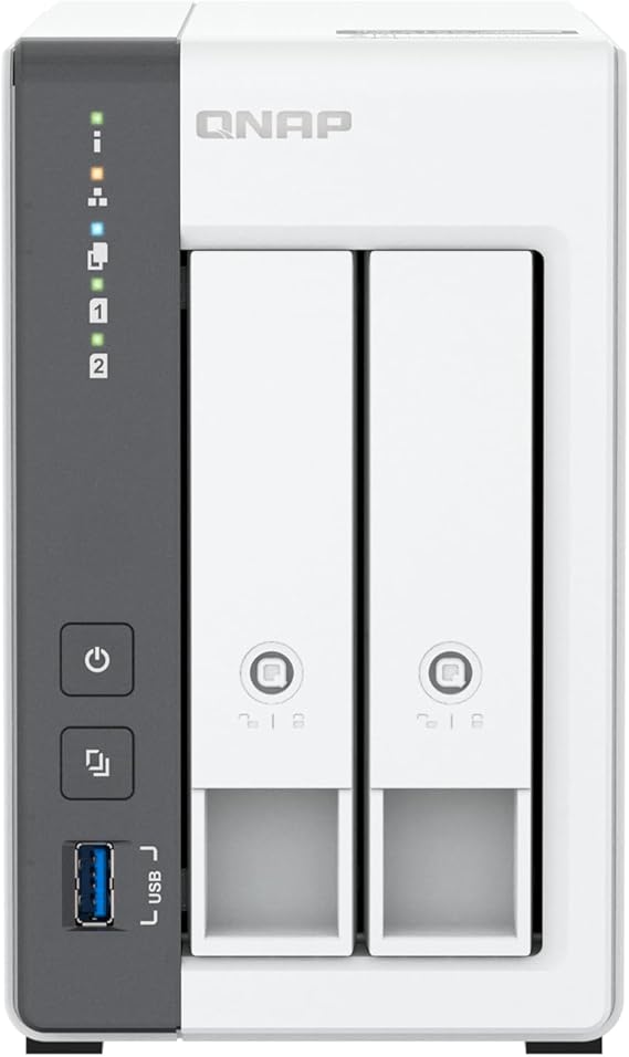 TS-216G, 2-compartment NAS, quad-core CPU, 2.5 GbE, 4GB RAM