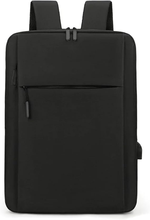 Men Backpack Travel Business Laptop Backpack commuting laptop bag multi-layer storage student backpack(Black)