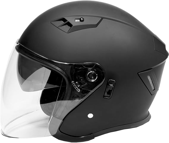 Fulmer 360 Forge Open Face Helmet (Matte Black - Small)