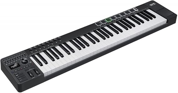 NU-X | NTK-61 MIDI Control Keyboard a 61 Key, 5 Octave Multi-Functional MIDI Controller | Cubase LE included, Semi-Weighted Keys, Pitch & Modulation Wheels