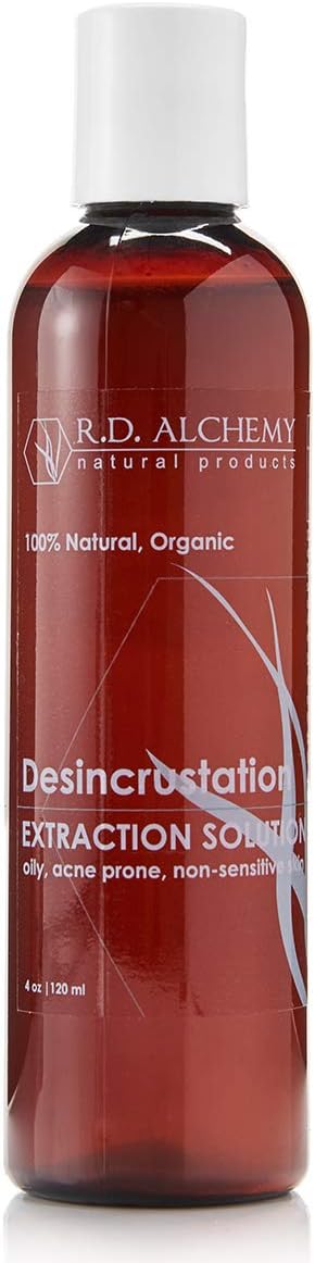 RD Alchemy - Desincrustation Solution/Scaling Fluid Blackhead Remover - Professional Skincare for Smooth Extractions & Deep Cleansing for Clearer Skin. Professional and Home Use - Natural & Organic