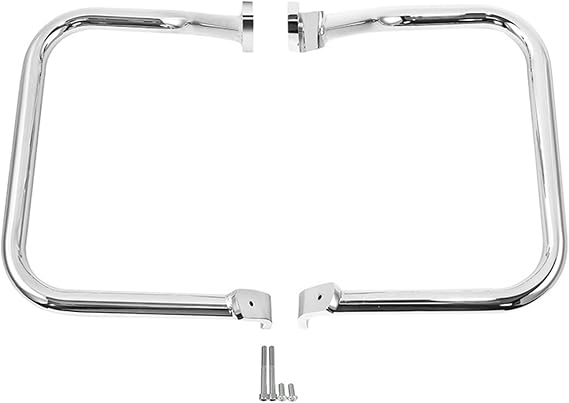 Motorcycle Engine Crash Bar Motorcycle Rear Saddlebags Guard Rails Crash Bar For Heritage For Softail Ic FLST FLSTC 2000-2017 FXST FXSTB FXSTS 2000-2005