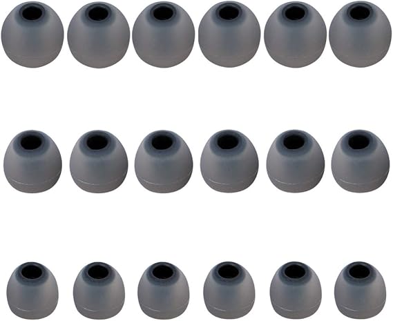 Silicone Earbud Tips Replacement Earbuds Cap Eartips Tips Eargels 9 Pairs S M L