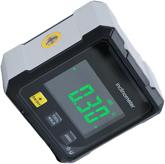 Accuracy Digital Inclinometer with Double Lines and Base for Construction and Design Portable Digital Slopes Meter
