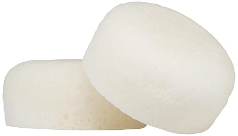 kai Body Buffer Rose, 2 Count, Innovative Bath sponges that Gently exfoliates Skin While Cleansing the Body with a Fresh + Clean Gardenia Rose Absolute Scent, Vegan, Cruelty Free, Made in the USA