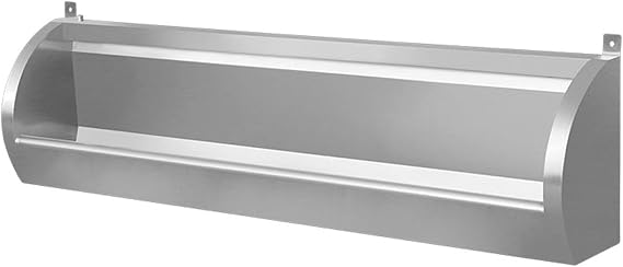 Men Urinal Stainless Steel Urinal Wall-Mounted Urinal Trough, Bathroom Toilet Urine Diverter 100CM Lengthened Urinal, Commercial Mens Adult Urinal, Male Sanitary Ware Public Toilet Urinal