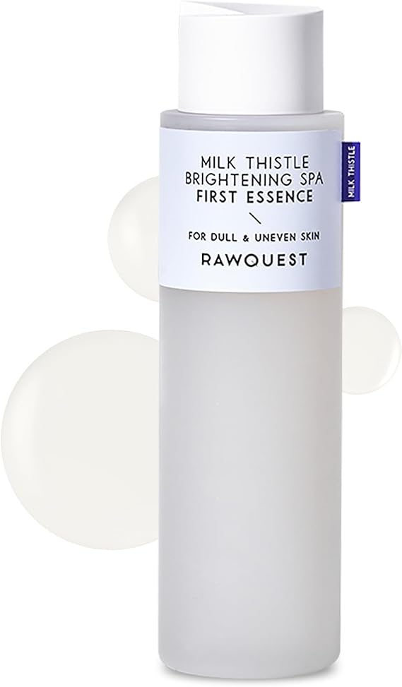 Rawquest Milk Thistle Toner, Deep Hydration, Radiant Glow, Brightening, Soothing, Instant Cooling, Improve Skin Texture, 82% Milk Thistle, Hyaluronic Acid & Niacinamide, Hydracell 6.76 Fl Oz/200ml