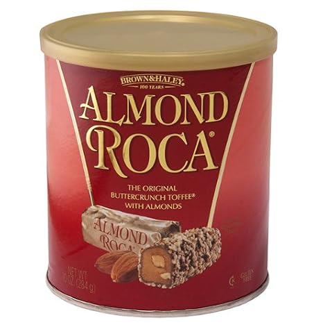 10 oz ALMOND ROCA Canister - Case of 9 Canisters