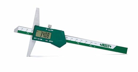 INSIZE 1141-300A Electronic Depth Gage, 0-12"/0-300mm