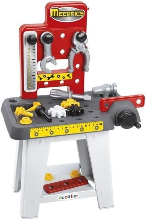 Ecoiffier ECO2407 Small Workbench, Multicoloured