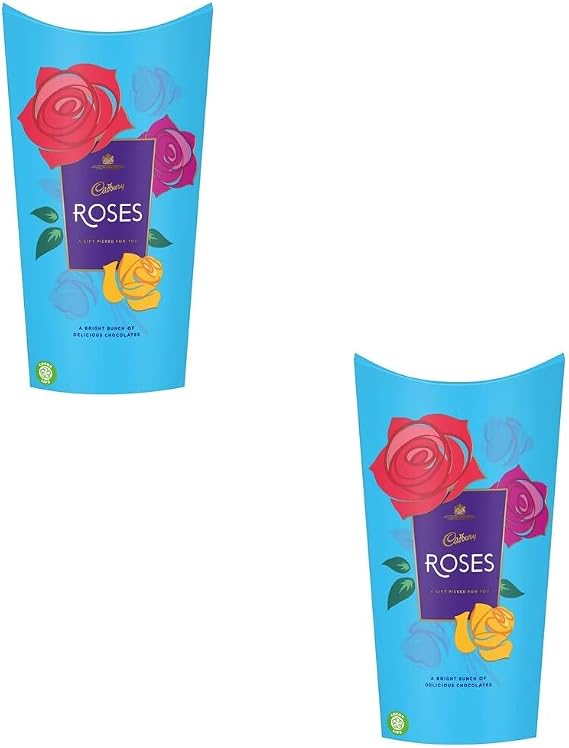Cadbury's 2 x 290g Roses Assorted Milk Chocolate Hazel Selection Confectionery Sweets Gift Box