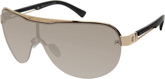 Rocawear R1555 メタルシールド Uv400 プロテクティブ アビエイター パイロット サングラス才能のある男性へのギフト、142 mm