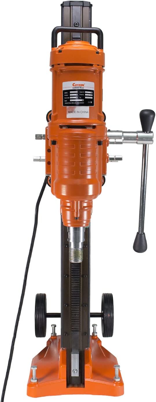 10in. Diamond Core Drill Rig with 580F Adjustable Angle Vacuum Plate Stand