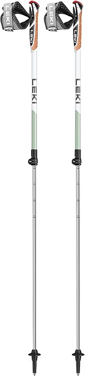 LEKI Spin Shark SL Trekking Poles | Aluminum, Adjustable, Lightweight Nordic Walking & Hiking Sticks