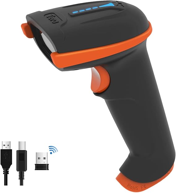 Tera Barcode Reader, 2D QR Codes, Supports 1D and 2D Code Reading, Wireless Connectivity