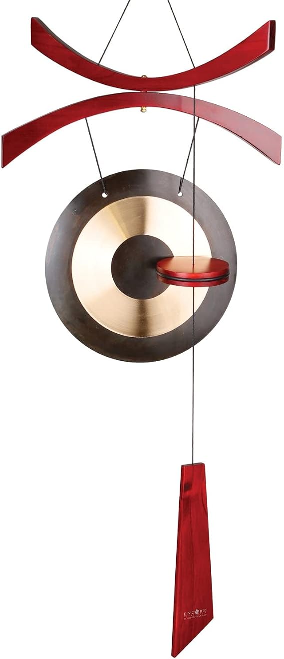 Woodstock Chimes Encore Collection, Encore Wind Gong, 38'' Wind Gongs for Outdoor, Patio, Home or Garden Decor (DCWG)